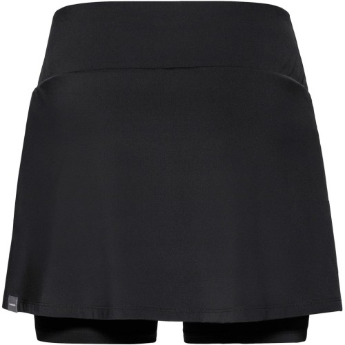 Women's skirt Head Club Basic Skort Long W - black Women's skirt Head Club Basic Skort Long W - black