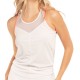 Women's top Lucky in Love Animal Instinct Wet And Wild Tank - white