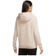 Women's jumper Nike Sportswear Club Fleece Pullover Hoodie - sanddrift/white