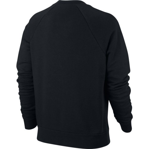 Women's jumper Nike Essential Crew Fleece - black/white Women's jumper Nike Essential Crew Fleece - black/white