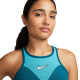 Women's top Nike Court Dri-Fit Slam Top - geode teal/teal nebula/geode teal/white