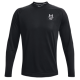 Men's long sleeve T-shirt Under Armour Men's UA ArmourPrint Long Sleeve - black/halo gray