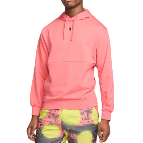 Men's Jumper Nike Court Fleece Tennis Hoodie - sea coral