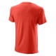 Men's T-shirt Wilson Padel Script Cotton T-Shirt II - fiesta