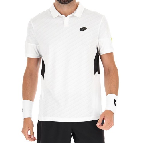 Men's Polo T-shirt Lotto Tech I D1 Polo - bright white/sharp green