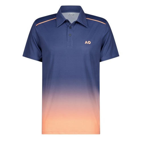 Men's Polo T-shirt Australian Open Accelerate Polo - pacific ombre