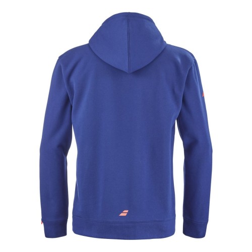 Men's Jumper Babolat Exercise Hood Sweat Men - estate blue Men's Jumper Babolat Exercise Hood Sweat Men - estate blue