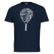 Boys' t-shirt Head Padel TYPO T-Shirt JR - dark blue