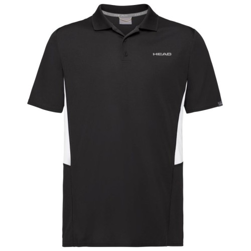 Boys' t-shirt Head Club Tech Polo Shirt - black Boys' t-shirt Head Club Tech Polo Shirt - black