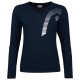 Women's long sleeve T-shirt Head Club 21 Linda LS W - dark blue Women's long sleeve T-shirt Head Club 21 Linda LS W - dark blue