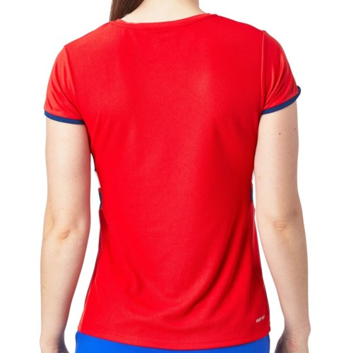 Women's T-shirt Lotto Squadra III Tee - flame red Women's T-shirt Lotto Squadra III Tee - flame red