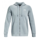 Men's Jumper Under Armour Men's UA Essential Fleece Full-Zip Hoodie - gray Men's Jumper Under Armour Men's UA Essential Fleece Full-Zip Hoodie - gray