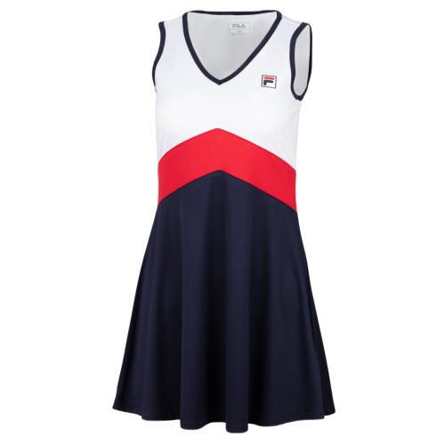 Women's dress Fila Dress Gloria - white/navy Women's dress Fila Dress Gloria - white/navy