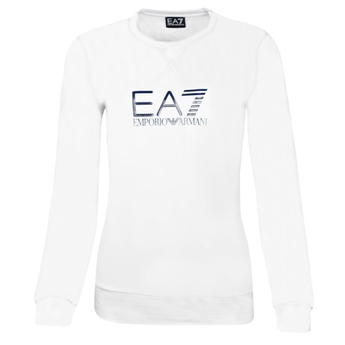 Women's jumper EA7 Woman Jersey Sweatshirt - white