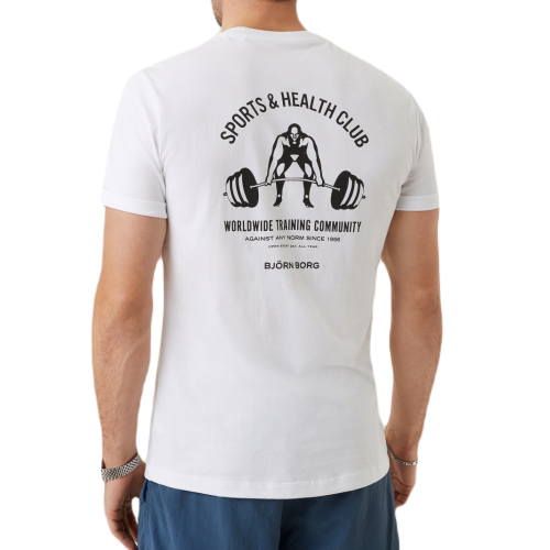 Men's T-shirt Bj_rn Borg Borg Breeze T-Shirt - brilliant white Men's T-shirt Bj_rn Borg Borg Breeze T-Shirt - brilliant white