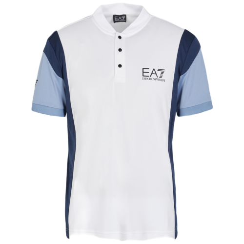 Men's Polo T-shirt EA7 Man Jersey Polo - white