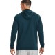 Men's Jumper Under Armour Rush Warm-Up Full-Zip Hoodie - blue note/black Men's Jumper Under Armour Rush Warm-Up Full-Zip Hoodie - blue note/black