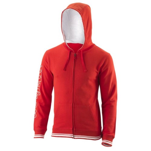 Men's Jumper Wilson Team II FZ Hoody M - team red Men's Jumper Wilson Team II FZ Hoody M - team red