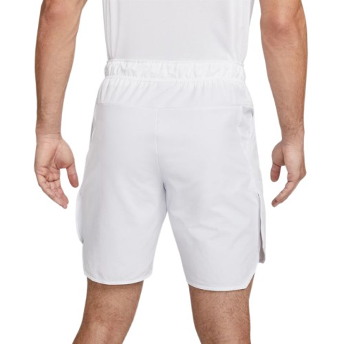 Men's shorts Nike Court Dri-Fit Advantage Short 9in - white/black Men's shorts Nike Court Dri-Fit Advantage Short 9in - white/black