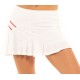 Women's skirt Lucky in Love Core Whites Mesh Love Skirt - white/coral crush