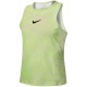 Girls' T-shirt Nike Court Dri-Fit Victory Tank Printed G - lime glow/black