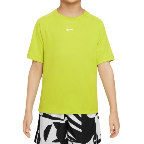 Boys' t-shirt Nike Dri-Fit Multi+ Training Top - bright cactus/white Boys' t-shirt Nike Dri-Fit Multi+ Training Top - bright cactus/white