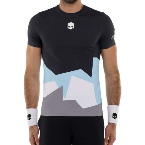 Men's T-shirt Hydrogen Mountains Tech T-shirt - blue navy/white/grey/light blue Men's T-shirt Hydrogen Mountains Tech T-shirt - blue navy/white/grey/light blue