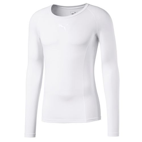 Men's long sleeve T-shirt Puma Liga Baselayer Tee Long Sleeve - puma white