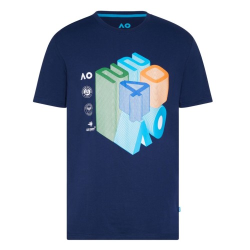 Men's T-shirt Australian Open T-Shirt Grand Slam 2024 - navy