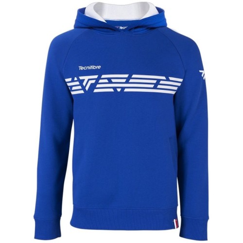 Men's Jumper Tecnifibre Fleece Hoodie - royal blue Men's Jumper Tecnifibre Fleece Hoodie - royal blue