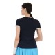 Women's T-shirt Lotto Top W IV Tee 2 - blue atoll/navy blue