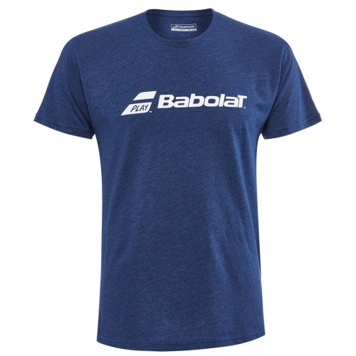 Men's T-shirt Babolat Exercise Tee Men - estate blue heather Men's T-shirt Babolat Exercise Tee Men - estate blue heather