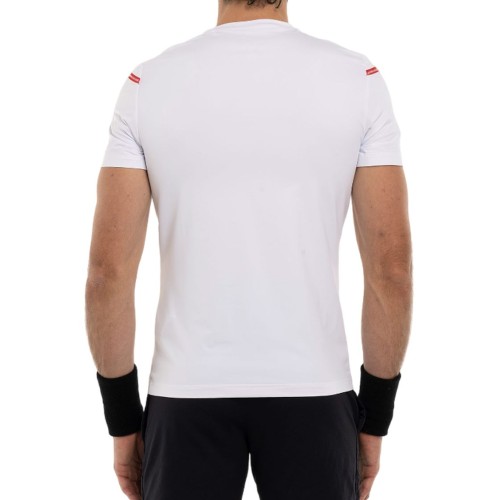 Men's T-shirt Hydrogen Tennis Zig Zag Tape T-Shirt - white/red Men's T-shirt Hydrogen Tennis Zig Zag Tape T-Shirt - white/red