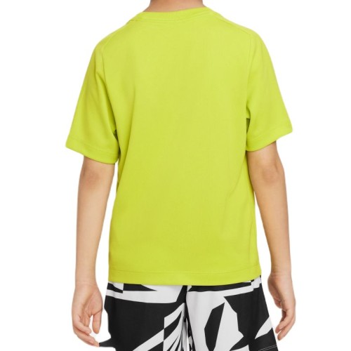 Boys' t-shirt Nike Dri-Fit Multi+ Training Top - bright cactus/white Boys' t-shirt Nike Dri-Fit Multi+ Training Top - bright cactus/white