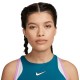 Women's dress Nike Court Dri-Fit Slam Dress - green abyss/football grey/white