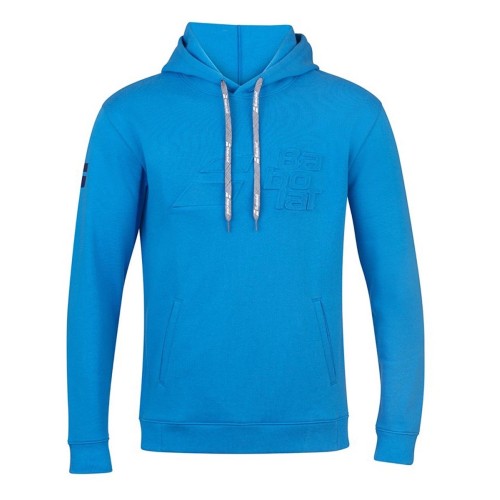 Men's Jumper Babolat Exercise Hood Sweat Men - blue aster Men's Jumper Babolat Exercise Hood Sweat Men - blue aster