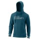 Men's Jumper Wilson Script Eco Cotton PO Hoody Slimfit - blue coral Men's Jumper Wilson Script Eco Cotton PO Hoody Slimfit - blue coral