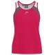 Women's top Head Club 22 Tank Top W - magenta