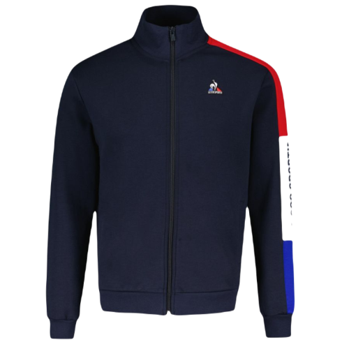Men's Jumper Le Coq Sportif TRI Full Zip Sweat N°1 SS23 - sky captain Men's Jumper Le Coq Sportif TRI Full Zip Sweat N°1 SS23 - sky captain