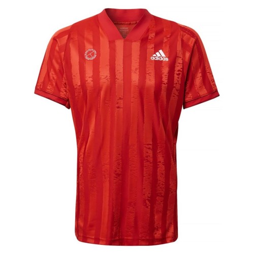 Men's T-shirt Adidas Freelift Tee ENG M - scarlet/white