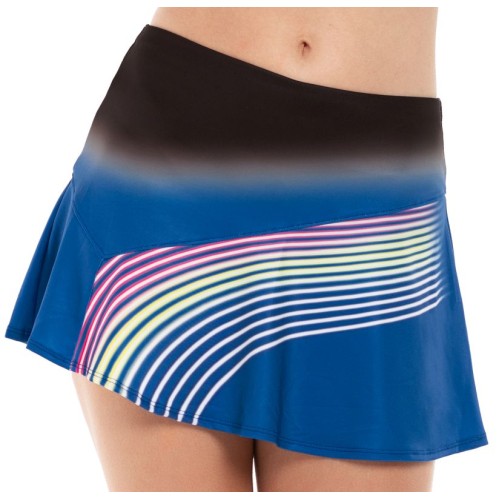 Women's skirt Lucky in Love Neon Lights Skirt - black/blue Women's skirt Lucky in Love Neon Lights Skirt - black/blue