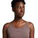 Women's top Nike One Classic Dri-Fit Tank - smoke mauve/black