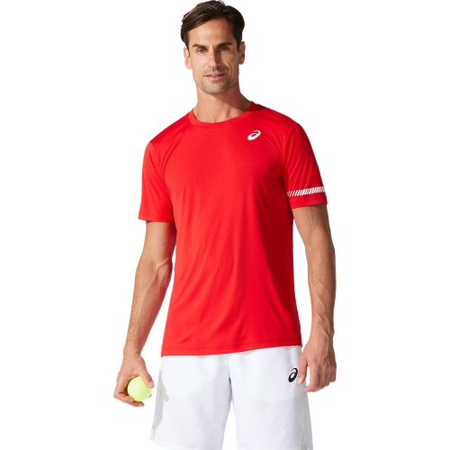 Men's T-shirt Asics Court M SS Tee - classic red