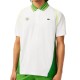 Men's Polo T-shirt Lacoste Sport Roland Garros Edition Ultra-Dry Two Tone Polo Shirt - white/green Men's Polo T-shirt Lacoste Sport Roland Garros Edition Ultra-Dry Two Tone Polo Shirt - white/green