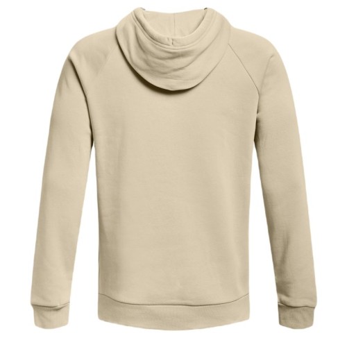 Men's Jumper Under Armour Men's UA Rival Fleece Hoodie - khaki base/onyx white Men's Jumper Under Armour Men's UA Rival Fleece Hoodie - khaki base/onyx white