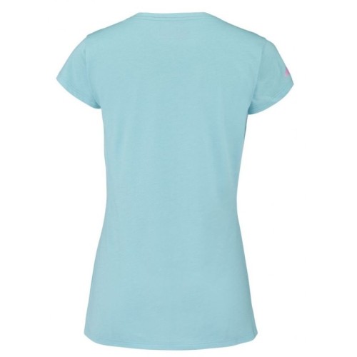 Women's T-shirt Babolat Exercise Flag Tee Woman - angel blue heather Women's T-shirt Babolat Exercise Flag Tee Woman - angel blue heather