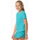 Girls' T-shirt Lucky in Love Core Dynamic High-Low S/S Girls - ocean Girls' T-shirt Lucky in Love Core Dynamic High-Low S/S Girls - ocean