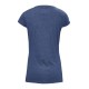 Women's T-shirt Babolat Exercise Stripes Tee W - estate blue heather Women's T-shirt Babolat Exercise Stripes Tee W - estate blue heather