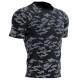 Men's T-shirt Compressport Training Short Sleeve T-Shirt Camo Premium - black/camo