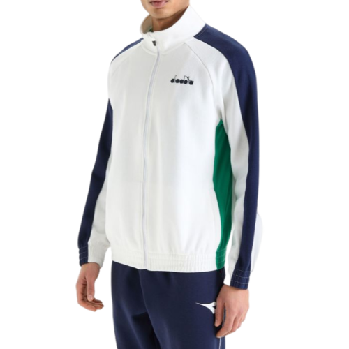 Men's Jumper Diadora FZ Jacket - optical white